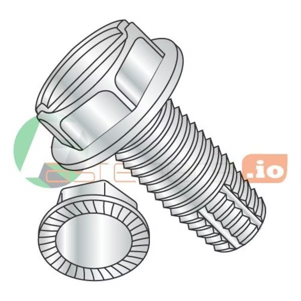 #8-32 Hex Head Cap Screw, Zinc Plated Steel, 1/2 in L, 10000 PK, Newport Fasteners, Mfr#: 298902